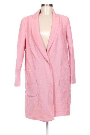 Dámský kabát  Zara, Velikost L, Barva Růžová, Cena  482,00 Kč