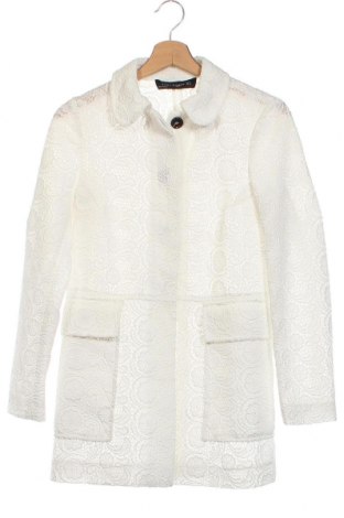 Damenmantel Zara, Größe XS, Farbe Weiß, Preis 18,28 €