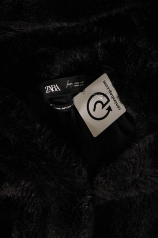 Дамско палто Zara, Размер L, Цвят Черен, Цена 125,12 лв.