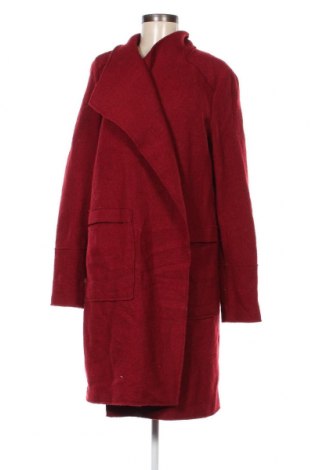 Дамско палто Zara Trafaluc, Размер L, Цвят Червен, Цена 42,16 лв.