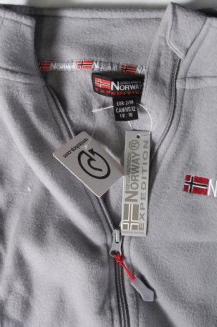 Damen Fleece Oberteil  Geographical Norway, Größe M, Farbe Grau, Preis 33,20 €