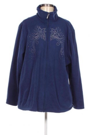 Damen Fleece Oberteil  Helena Vera, Größe 3XL, Farbe Blau, Preis 23,66 €