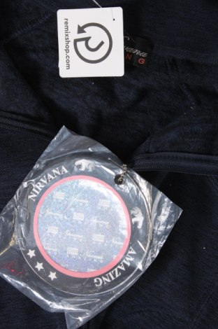 Γυναικεία ζακέτα fleece Nirvana, Μέγεθος XS, Χρώμα Μπλέ, Τιμή 9,92 €