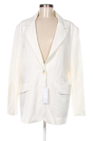 Дамско сако Bershka, Размер XL, Цвят Бял, Цена 35,00 лв.
