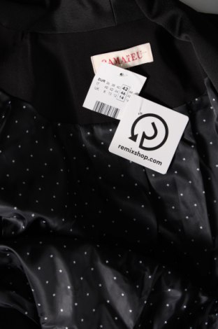 Γυναικείο σακάκι Camaieu, Μέγεθος L, Χρώμα Μαύρο, Τιμή 16,60 €