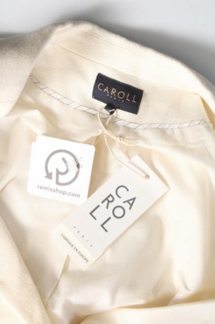 Дамско сако Caroll, Размер XL, Цвят Екрю, Цена 169,62 лв.