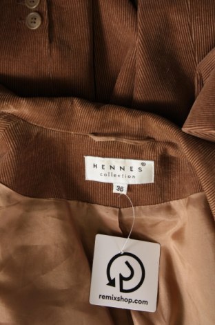 Γυναικείο σακάκι Hennes, Μέγεθος S, Χρώμα Καφέ, Τιμή 15,64 €