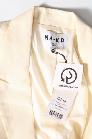 Γυναικείο σακάκι NA-KD, Μέγεθος M, Χρώμα  Μπέζ, Τιμή 70,62 €
