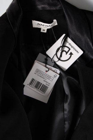 Γυναικείο σακάκι Naf Naf, Μέγεθος S, Χρώμα Μαύρο, Τιμή 70,62 €