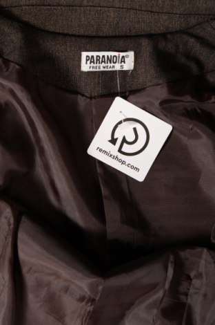 Γυναικείο σακάκι Paranoia, Μέγεθος S, Χρώμα Καφέ, Τιμή 5,00 €