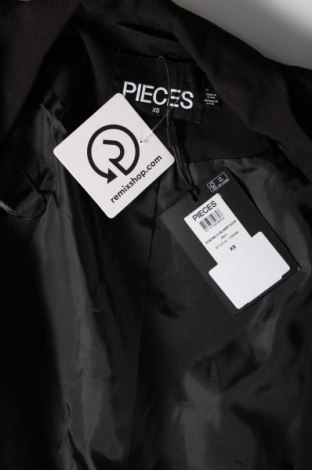 Γυναικείο σακάκι Pieces, Μέγεθος XS, Χρώμα Μαύρο, Τιμή 21,57 €