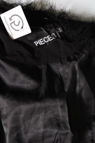 Γυναικείο σακάκι Pieces, Μέγεθος L, Χρώμα Μαύρο, Τιμή 25,36 €