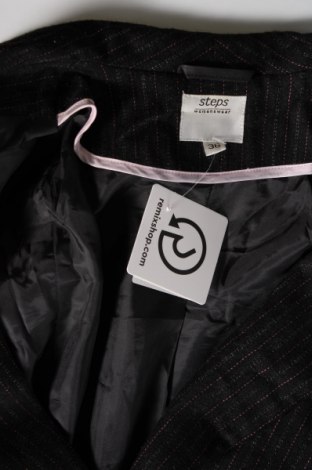 Γυναικείο σακάκι Steps, Μέγεθος S, Χρώμα Μαύρο, Τιμή 11,70 €
