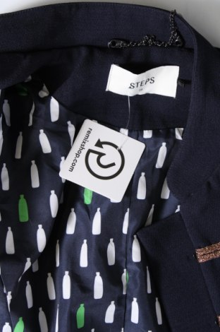 Γυναικείο σακάκι Steps, Μέγεθος M, Χρώμα Μπλέ, Τιμή 5,44 €