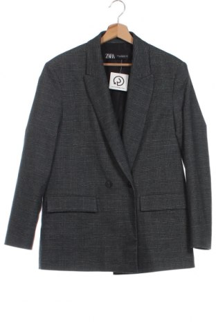 Дамско сако Zara, Размер XS, Цвят Сив, Цена 28,80 лв.
