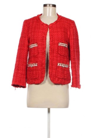 Damen Blazer Zara, Größe L, Farbe Rot, Preis 20,04 €