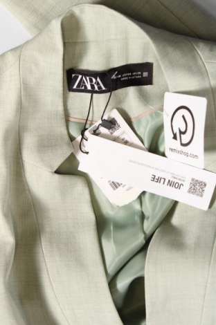 Дамско сако Zara, Размер S, Цвят Зелен, Цена 82,22 лв.