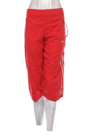 Дамско спортно долнище Adidas, Размер L, Цвят Червен, Цена 41,00 лв.