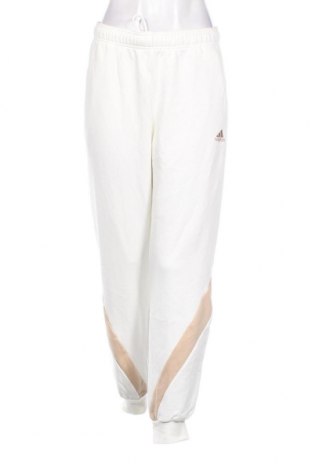 Γυναικείο αθλητικό παντελόνι Adidas, Μέγεθος M, Χρώμα Λευκό, Τιμή 28,76 €