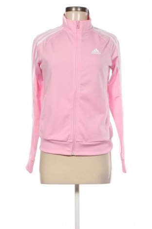 Дамско спортно горнище Adidas, Размер S, Цвят Розов, Цена 64,80 лв.