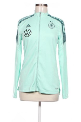 Γυναικεία αθλητική ζακέτα Adidas, Μέγεθος M, Χρώμα Πράσινο, Τιμή 29,69 €