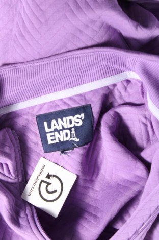 Bluză trening de femei Lands' End, Mărime L, Culoare Mov, Preț 33,36 Lei