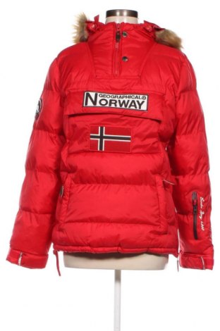Дамско яке Geographical Norway, Размер M, Цвят Червен, Цена 209,55 лв.
