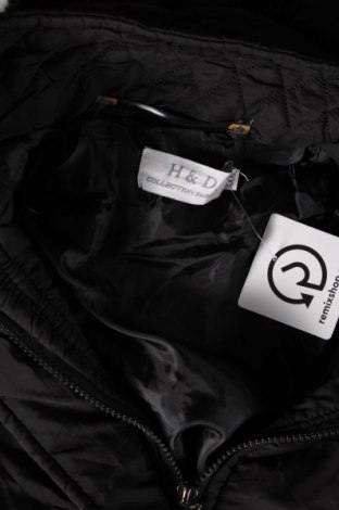 Γυναικείο μπουφάν H&D, Μέγεθος 3XL, Χρώμα Μαύρο, Τιμή 13,63 €