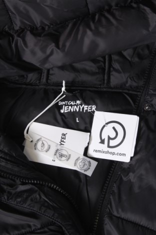 Γυναικείο μπουφάν Jennyfer, Μέγεθος L, Χρώμα Μαύρο, Τιμή 27,33 €