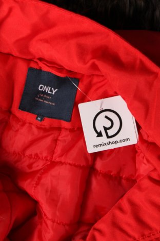Γυναικείο μπουφάν ONLY, Μέγεθος M, Χρώμα Κόκκινο, Τιμή 22,32 €