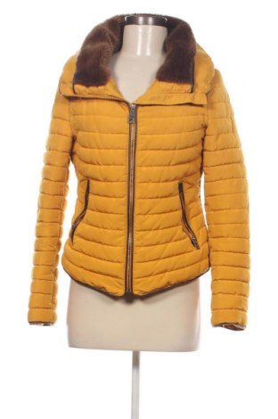 Дамско яке Zara, Размер M, Цвят Жълт, Цена 26,58 лв.