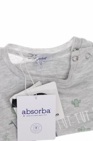 Детска блуза Absorba, Размер 0-1m/ 50 см, Цвят Сив, Цена 13,60 лв.
