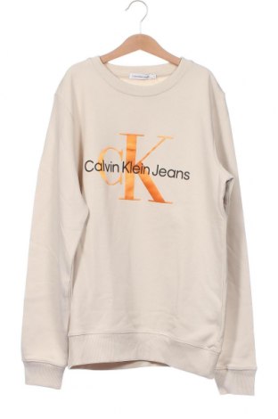 Детска блуза Calvin Klein Jeans, Размер 15-18y/ 170-176 см, Цвят Бежов, Цена 54,40 лв.