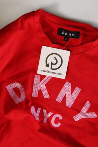 Детска блуза DKNY, Размер 15-18y/ 170-176 см, Цвят Червен, Цена 22,19 лв.