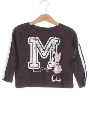 Детска блуза Disney, Размер 18-24m/ 86-98 см, Цвят Сив, Цена 9,36 лв.