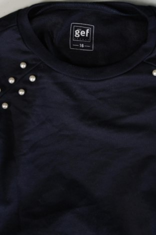 Παιδική μπλούζα Gef, Μέγεθος 15-18y/ 170-176 εκ., Χρώμα Μπλέ, Τιμή 2,23 €