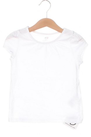 Детска блуза H&M, Размер 2-3y/ 98-104 см, Цвят Бял, Цена 7,04 лв.