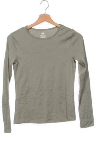 Gyerek blúz H&M, Méret 12-13y / 158-164 cm, Szín Zöld, Ár 3 049 Ft