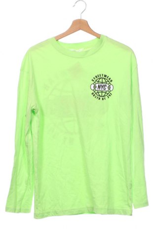 Детска блуза H&M, Размер 14-15y/ 168-170 см, Цвят Зелен, Цена 7,15 лв.