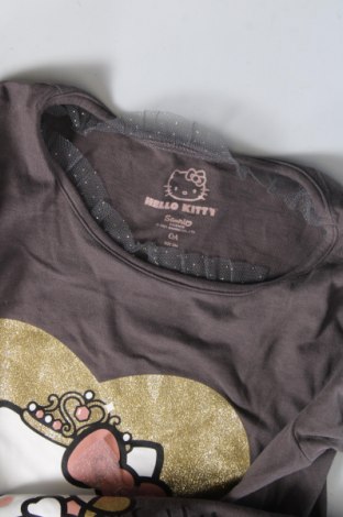 Kinder Shirt Hello Kitty By Sanrio, Größe 7-8y/ 128-134 cm, Farbe Grau, Preis € 5,28