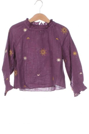 Детска блуза Hundred Pieces, Размер 4-5y/ 110-116 см, Цвят Лилав, Цена 44,00 лв.