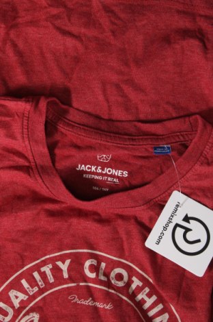 Kinder Shirt Jack & Jones, Größe 13-14y/ 164-168 cm, Farbe Rot, Preis 3,37 €