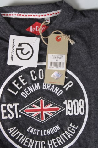 Kinder Shirt Lee Cooper, Größe 3-4y/ 104-110 cm, Farbe Grau, Preis € 26,29