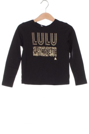 Детска блуза LuluCastagnette, Размер 3-4y/ 104-110 см, Цвят Черен, Цена 30,60 лв.