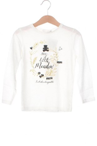 Детска блуза LuluCastagnette, Размер 3-4y/ 104-110 см, Цвят Бял, Цена 30,60 лв.