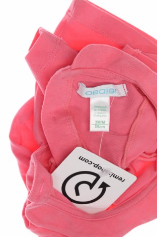 Детска блуза Obaibi, Размер 2-3m/ 56-62 см, Цвят Розов, Цена 5,98 лв.