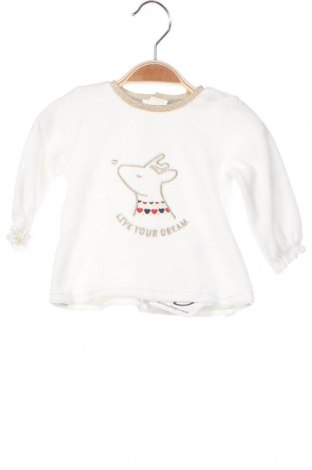 Детска блуза Obaibi, Размер 2-3m/ 56-62 см, Цвят Бял, Цена 8,10 лв.