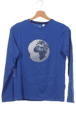 Kinder Shirt Okaidi, Größe 13-14y/ 164-168 cm, Farbe Blau, Preis 3,98 €