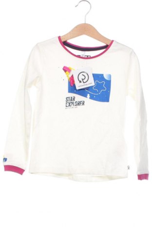 Kinder Shirt Okaidi, Größe 4-5y/ 110-116 cm, Farbe Weiß, Preis 5,57 €