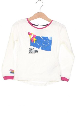 Bluză pentru copii Okaidi, Mărime 2-3y/ 98-104 cm, Culoare Alb, Preț 28,42 Lei